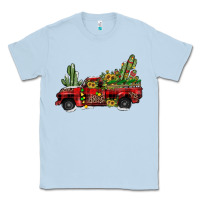 Dusty Blue christmas truck Classic Tee - JahusDesignShop