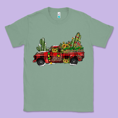 Christmas Truck Classic Tee Designed By Jahusdesignshop