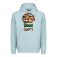 Blue Mist small town girl western windmill wooden boards Premium Hoodie - Jasminsmagicworld