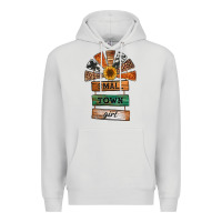 Dove Grey small town girl western windmill wooden boards Premium Hoodie - Jasminsmagicworld