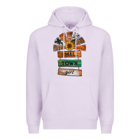 Lilac small town girl western windmill wooden boards Premium Hoodie - Jasminsmagicworld