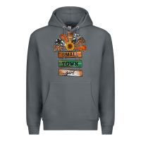 Rock small town girl western windmill wooden boards Premium Hoodie - Jasminsmagicworld