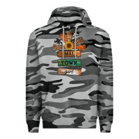 Slate Camo small town girl western windmill wooden boards Premium Hoodie - Jasminsmagicworld