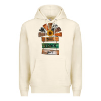 Tofu small town girl western windmill wooden boards Premium Hoodie - Jasminsmagicworld