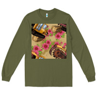 Trencher Chain Seamless Pattern Long Sleeve Tee | Teevron