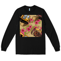 Black trencher chain seamless pattern Long Sleeve Tee - BundleAndBundleShop