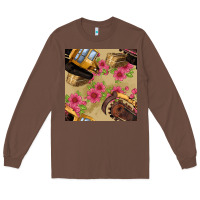 Chestnut trencher chain seamless pattern Long Sleeve Tee - BundleAndBundleShop