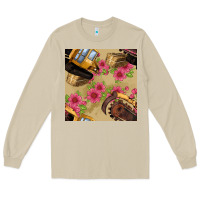 Mushroom trencher chain seamless pattern Long Sleeve Tee - BundleAndBundleShop