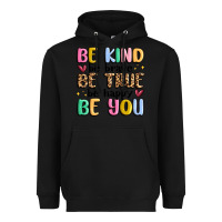 Black be kind be brave be true be happy be you Heavyweight Hoodie - MaliasSmallBusiness