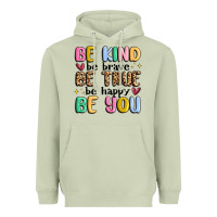 Matcha be kind be brave be true be happy be you Heavyweight Hoodie - MaliasSmallBusiness