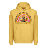 Antique Gold back to school rainbow hello second grade Premium Hoodie - AdoDesignShop