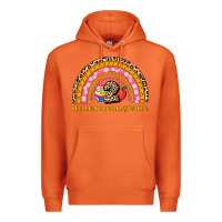 Carrot back to school rainbow hello second grade Premium Hoodie - AdoDesignShop