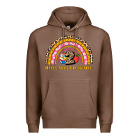 Chestnut back to school rainbow hello second grade Premium Hoodie - AdoDesignShop