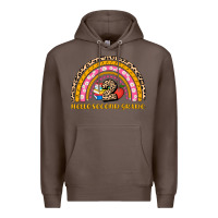 Coffee back to school rainbow hello second grade Premium Hoodie - AdoDesignShop