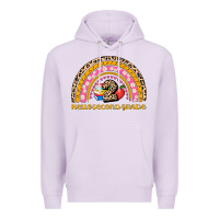 Lilac back to school rainbow hello second grade Premium Hoodie - AdoDesignShop