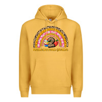 Mustard back to school rainbow hello second grade Premium Hoodie - AdoDesignShop