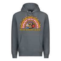 Rock back to school rainbow hello second grade Premium Hoodie - AdoDesignShop