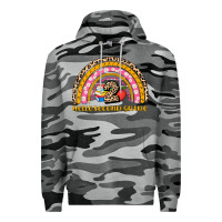 Slate Camo back to school rainbow hello second grade Premium Hoodie - AdoDesignShop