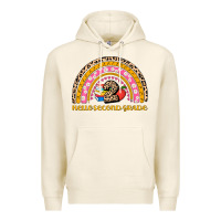 Tofu back to school rainbow hello second grade Premium Hoodie - AdoDesignShop