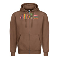 Chestnut book tropes Zipper Hoodie - MaliasSmallBusiness