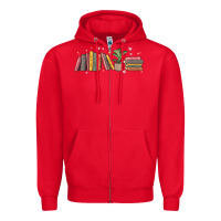 Red book tropes Zipper Hoodie - MaliasSmallBusiness