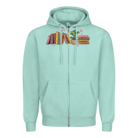 Seafoam book tropes Zipper Hoodie - MaliasSmallBusiness