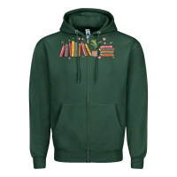 Sports Green book tropes Zipper Hoodie - MaliasSmallBusiness