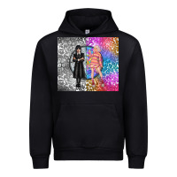 Black gothic girl and colorful girl best friends Urban Hoodie - TumblerDesignByShophia