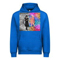 Cobalt gothic girl and colorful girl best friends Urban Hoodie - TumblerDesignByShophia