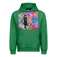Emerald gothic girl and colorful girl best friends Urban Hoodie - TumblerDesignByShophia