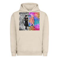 Pigment French Oak gothic girl and colorful girl best friends Urban Hoodie - TumblerDesignByShophia