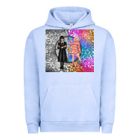 Pigment Grape Ice gothic girl and colorful girl best friends Urban Hoodie - TumblerDesignByShophia