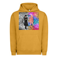 Pigment Peanut Butter gothic girl and colorful girl best friends Urban Hoodie - TumblerDesignByShophia