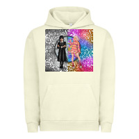Pigment Pistachio gothic girl and colorful girl best friends Urban Hoodie - TumblerDesignByShophia