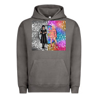 Pigment Tornado gothic girl and colorful girl best friends Urban Hoodie - TumblerDesignByShophia