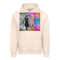 Sandshell gothic girl and colorful girl best friends Urban Hoodie - TumblerDesignByShophia