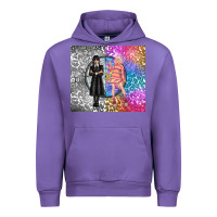 Tulip gothic girl and colorful girl best friends Urban Hoodie - TumblerDesignByShophia