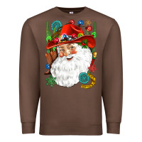 Chestnut Cowboy Santa Premium Sweatshirt - NancyCooperArtShop
