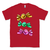 Red colorful candies Classic Tee - AdoDesignShop