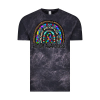 Cloud Black autism awareness Vintage Tee - CowhideDigitalArt