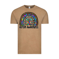 Vintage Coffee autism awareness Vintage Tee - CowhideDigitalArt