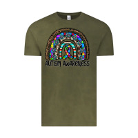Vintage Olive autism awareness Vintage Tee - CowhideDigitalArt