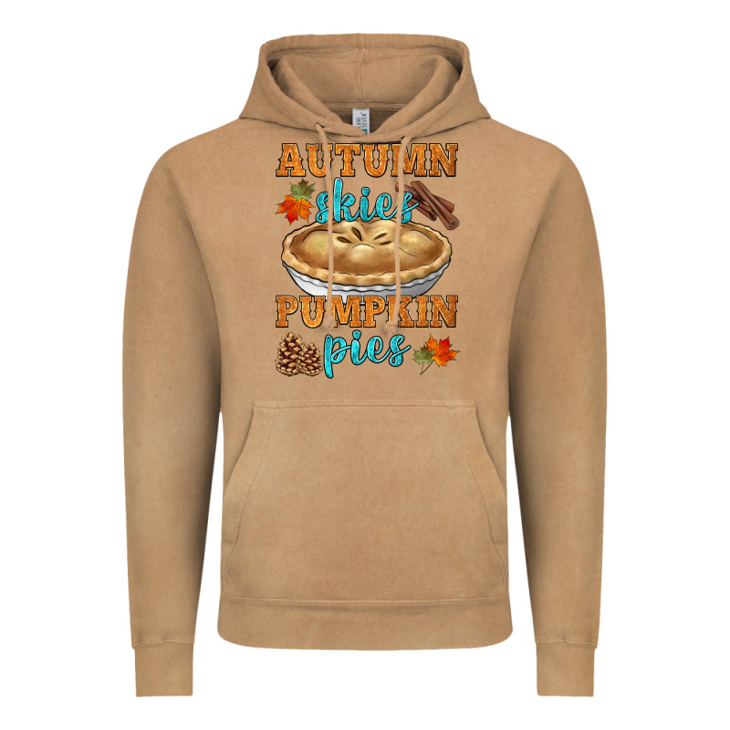 Autumn Skies Pumpkin Pies Vintage Hoodie by HRA Design Shop | Teevron