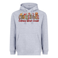 Heather Grey christmas calories dont count Heavyweight Hoodie - MaliasSmallBusiness