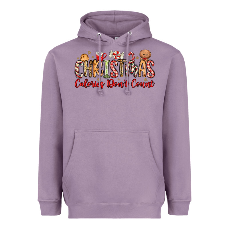 Christmas Calories Dont Count Heavyweight Hoodie by MaliasSmallBusiness | Teevron