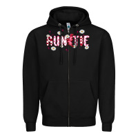Black auntie Zipper Hoodie - MaliasSmallBusiness