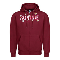 Burgundy auntie Zipper Hoodie - MaliasSmallBusiness