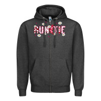 Charcoal Heather auntie Zipper Hoodie - MaliasSmallBusiness