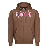 Chestnut auntie Zipper Hoodie - MaliasSmallBusiness