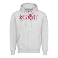 Dove Grey auntie Zipper Hoodie - MaliasSmallBusiness